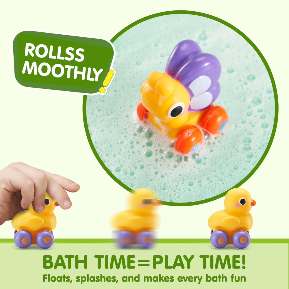 JOYIN pufferfish rubber car promotes water play and grip development.