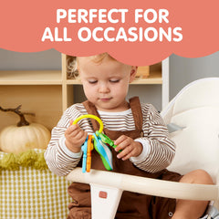 JOYIN Baby Car Keys Teether travel-friendly design ideal for on-the-go play.