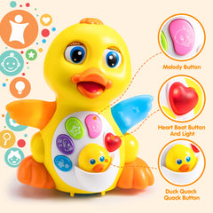 JOYIN Baby Duck colorful buttons inviting touch and learning