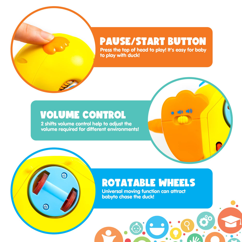 JOYIN Baby Duck volume control on the foot for safe listening