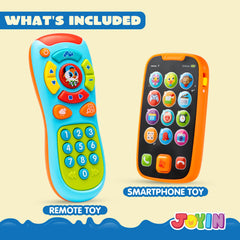 JOYIN baby learning phone large-screen closeup highlights easy-to-press buttons for small hands