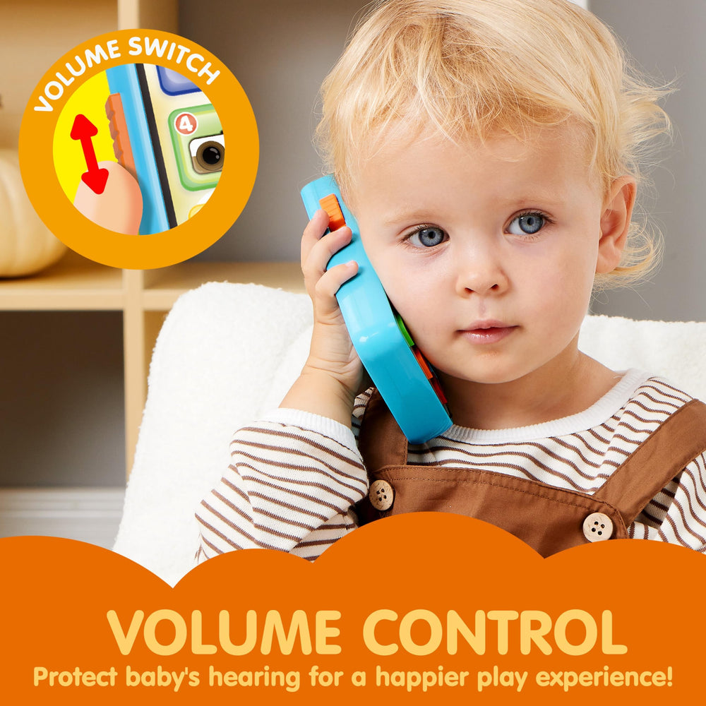 JOYIN volume control image conveys safe listening with adjustable volume for little ears.