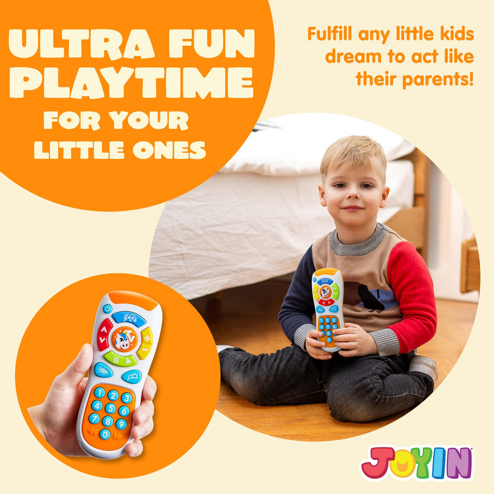 JOYIN baby phone pretend screen with cheerful speakers for music and pretend calls