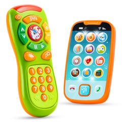 JOYIN baby toy phone and remote with music for early learning.