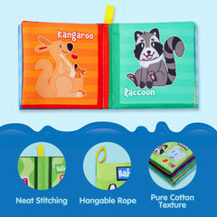 JOYIN bath books vehicle theme help recognize cars and transport in bath time play.