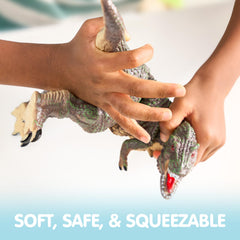 JOYIN big dinosaur toys Triceratops figure supports sensory exploration and creative storytelling.