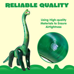 JOYIN brachiosaurus inflatable that stands on its own for easy setup