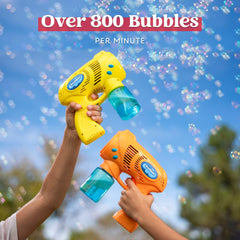 JOYIN bubble guns in bright colors, side view for active play