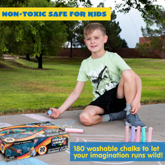 JOYIN chalks for chalkboards enable creative play and classroom-style drawing.