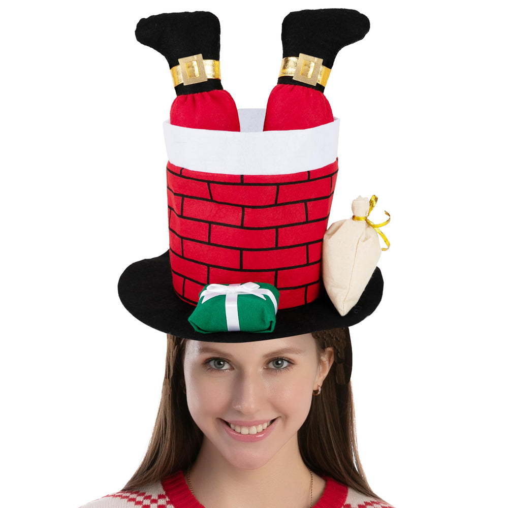 JOYIN Chimney Hat comprehensive set, versatile for all ages, ideal for festive photo ops.