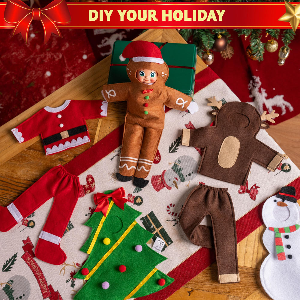 JOYIN reindeer doll costume adds adorable holiday charm.
