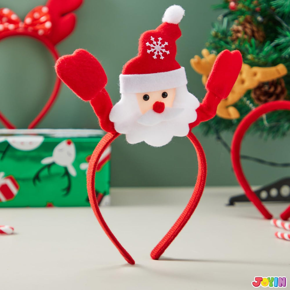 JOYIN Christmas tree headband, bright centerpiece for holiday photos and parties.