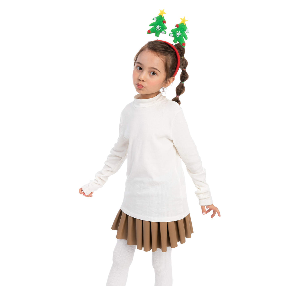 JOYIN Santa hat headband, iconic look for gift exchanges and group photos.
