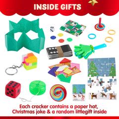 JOYIN Christmas no-snap table favor reveals a small surprise gift inside