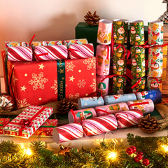 JOYIN Santa pattern decoration boosts traditional holiday ambiance