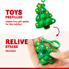 JOYIN holiday charm closeup shows vivid colors and durable silicone texture.