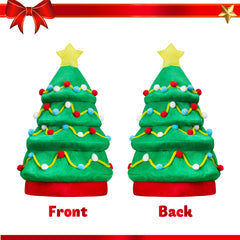 JOYIN Christmas Tree Hat soft plush material provides cozy warmth on cold evenings