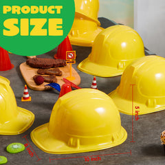 JOYIN construction hats easy-on quick-secure strap for kids