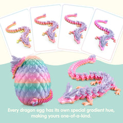 JOYIN detailed-3d-dragon-egg textures highlight lifelike scales and a curling tail.