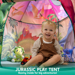 JOYIN dinosaur play tent interior space encourages imaginative play and safe indoor exploration.