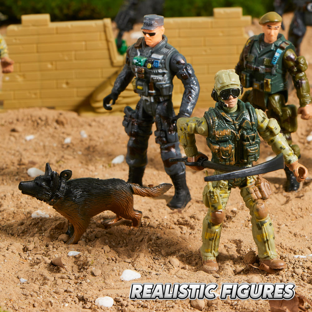 JOYIN dog figure brings companionship to soldier-themed play adventures