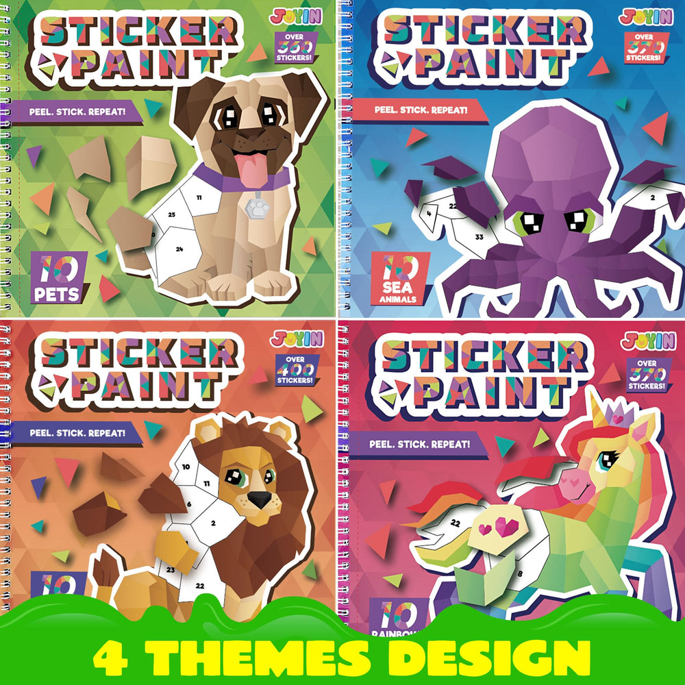 JOYIN dog sticker paint book page for playful pet-themed creativity