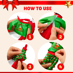 JOYIN Easy-to-dress doll clothes with pre-sewn sleeves for comfy wear.