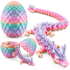 JOYIN dragon egg with laser rainbow inside, a captivating collectible for fantasy fans.