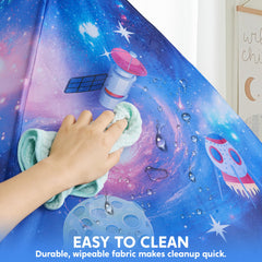 JOYIN Easy-clean surfaces simplify after-play cleanup with mild soap and water.