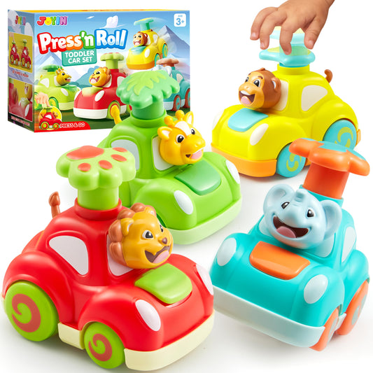 JOYIN elephant car side view for imaginative play with bright colors.