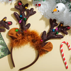 JOYIN festive headbands in a party setup for photos.