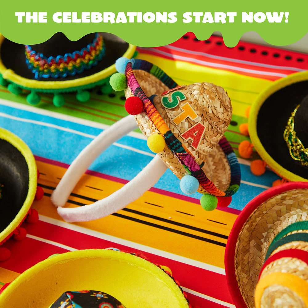 Joyin fiesta decor and photo props enhance scenes at weddings, birthdays, school events