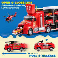 JOYIN fire-minivan toy promotes open-ended construction and storytelling