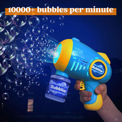 JOYIN four bottles bubble solution for extended bubble sessions.