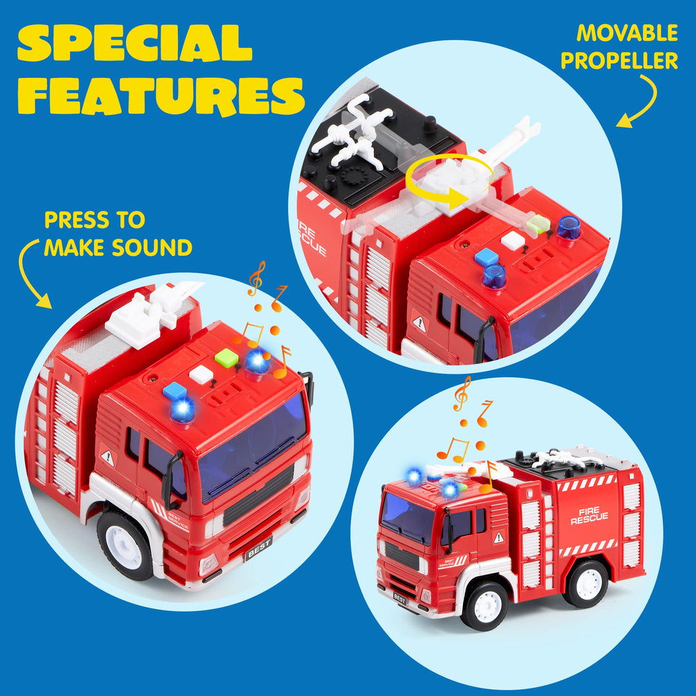 JOYIN friction-wheels provide smooth push-and-go action on all vehicles.