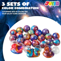 JOYIN galaxy slime color groups shown for easy theme coordination and gifts.