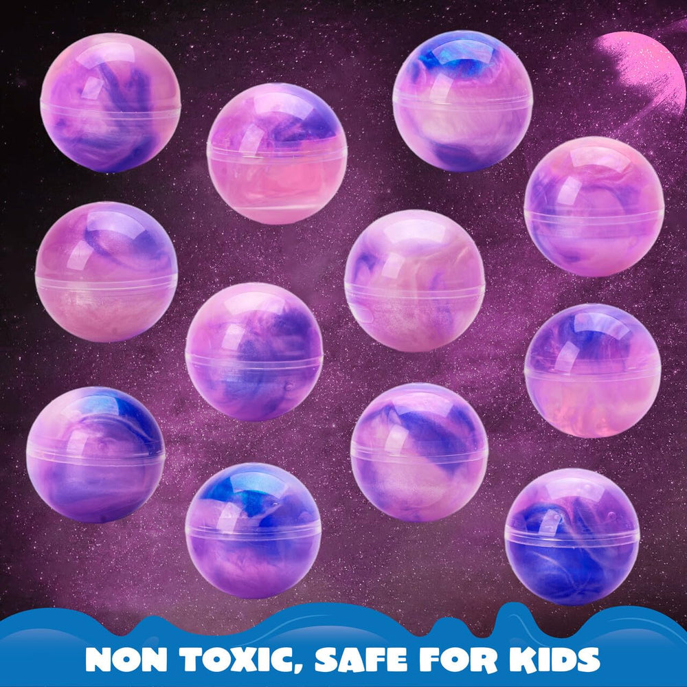 JOYIN galaxy slime ball yellow-pink group for party decor and gifts