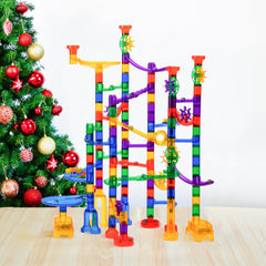 JOYIN glowing marble run glow-in-the-dark marbles spark night-time fun.