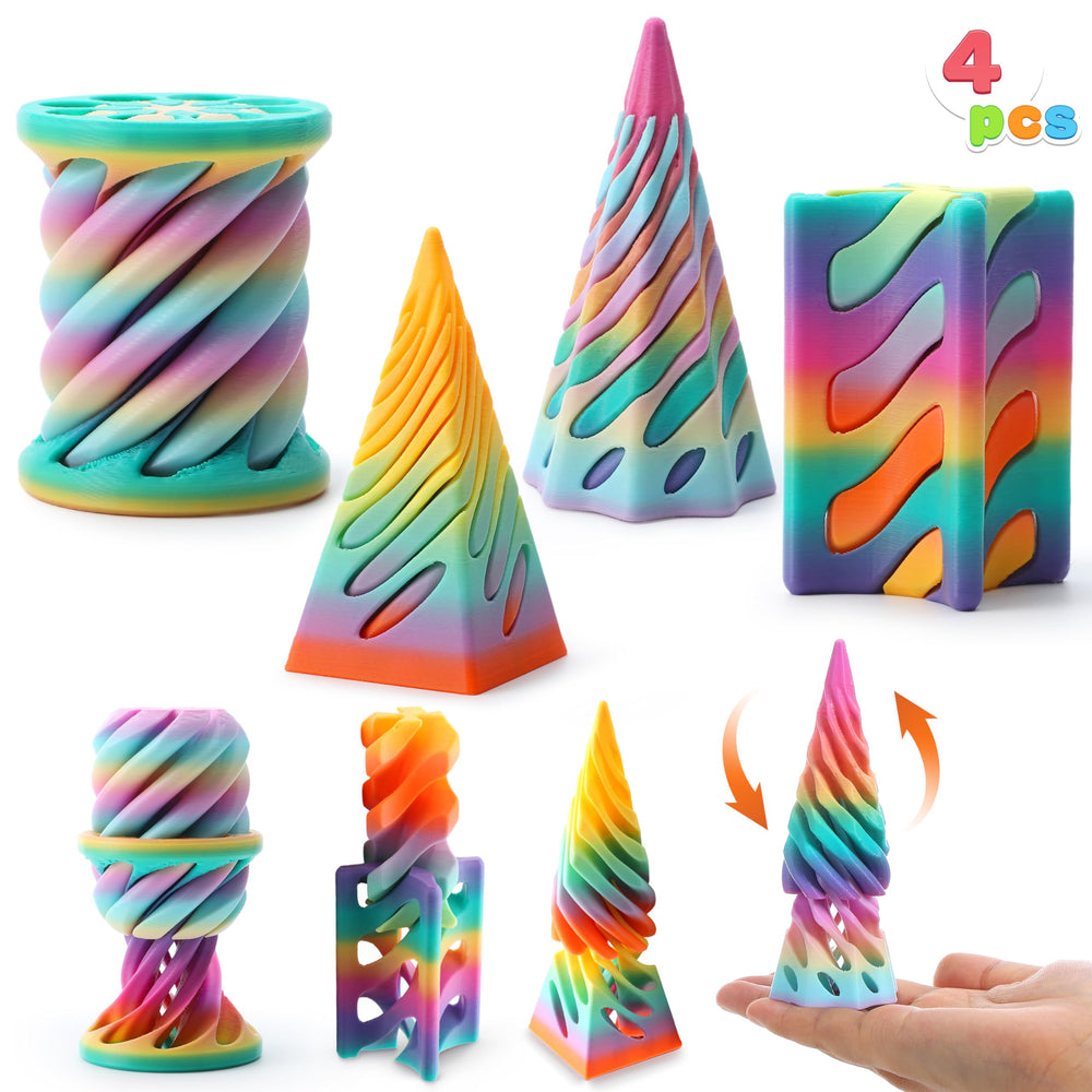 JOYIN impossible cone fidget set travel-friendly, compact and durable
