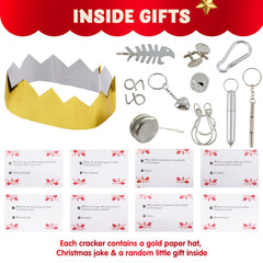 JOYIN JOYN 8-pack white snowflake design table favor adds seasonal charm
