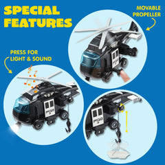 JOYIN police car with lights and sounds boosts sensory play