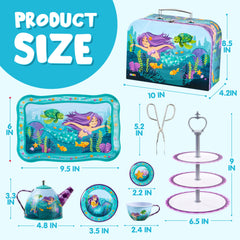 JOYIN mermaid tea party desserts provide colorful play treats.