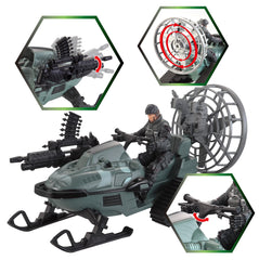 JOYIN military toy set kayak boat for imaginative water missions