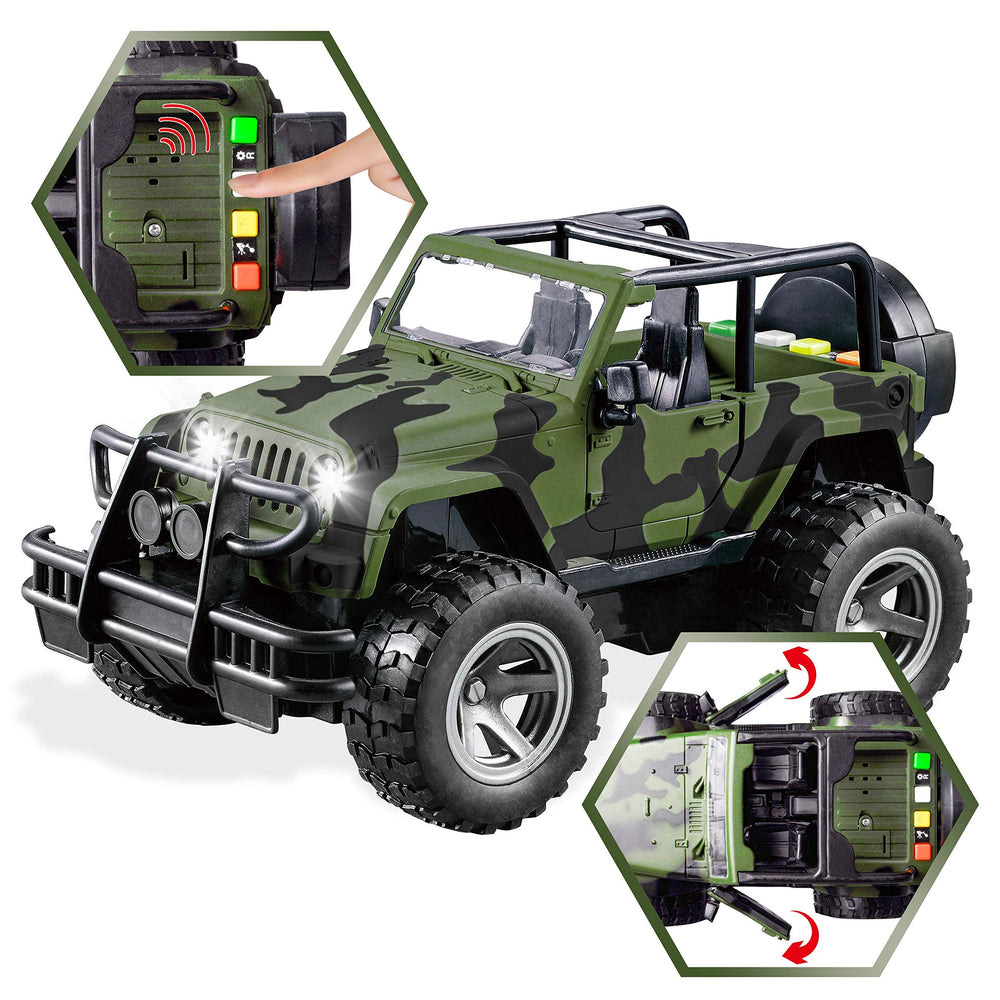 JOYIN military vehicles military-truck, rugged realism enhances immersive pretend missions.