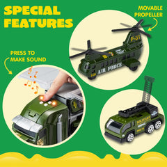JOYIN hovercraft and pickup truck add variety to play sets and battles.