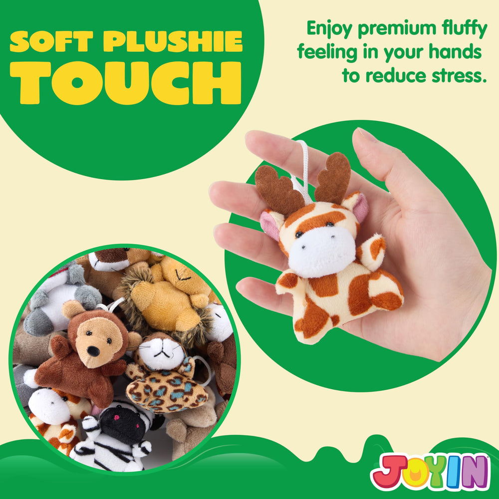 JOYIN mini plush animal toys perfect for classroom rewards and goody bags.