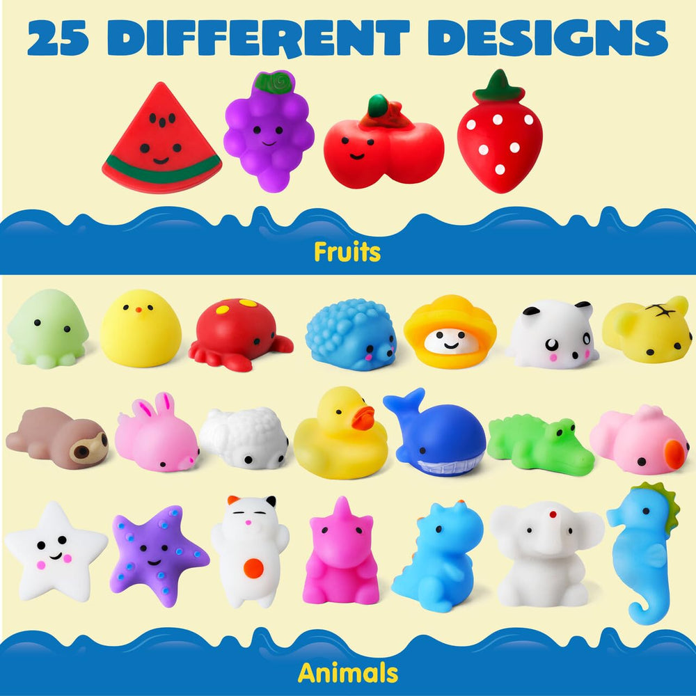JOYIN Mochi mini toys 2-inch: compact, portable fidget fun for desks and classrooms.