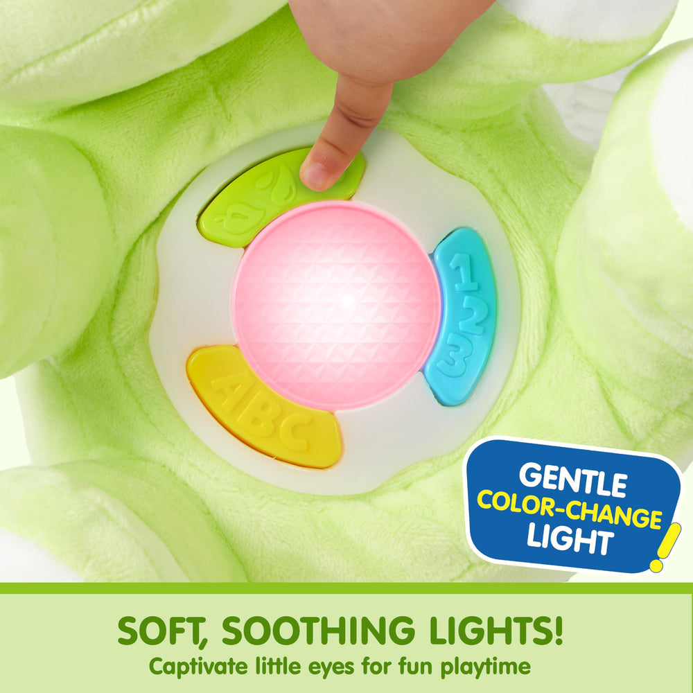 JOYIN dinosaur plush toy offers 12 tunes for playful learning and soothing night-time routines.