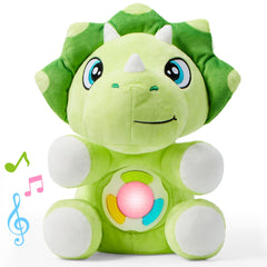 JOYIN musical dinosaur plush toy with soft texture supports gentle play and sensory exploration.