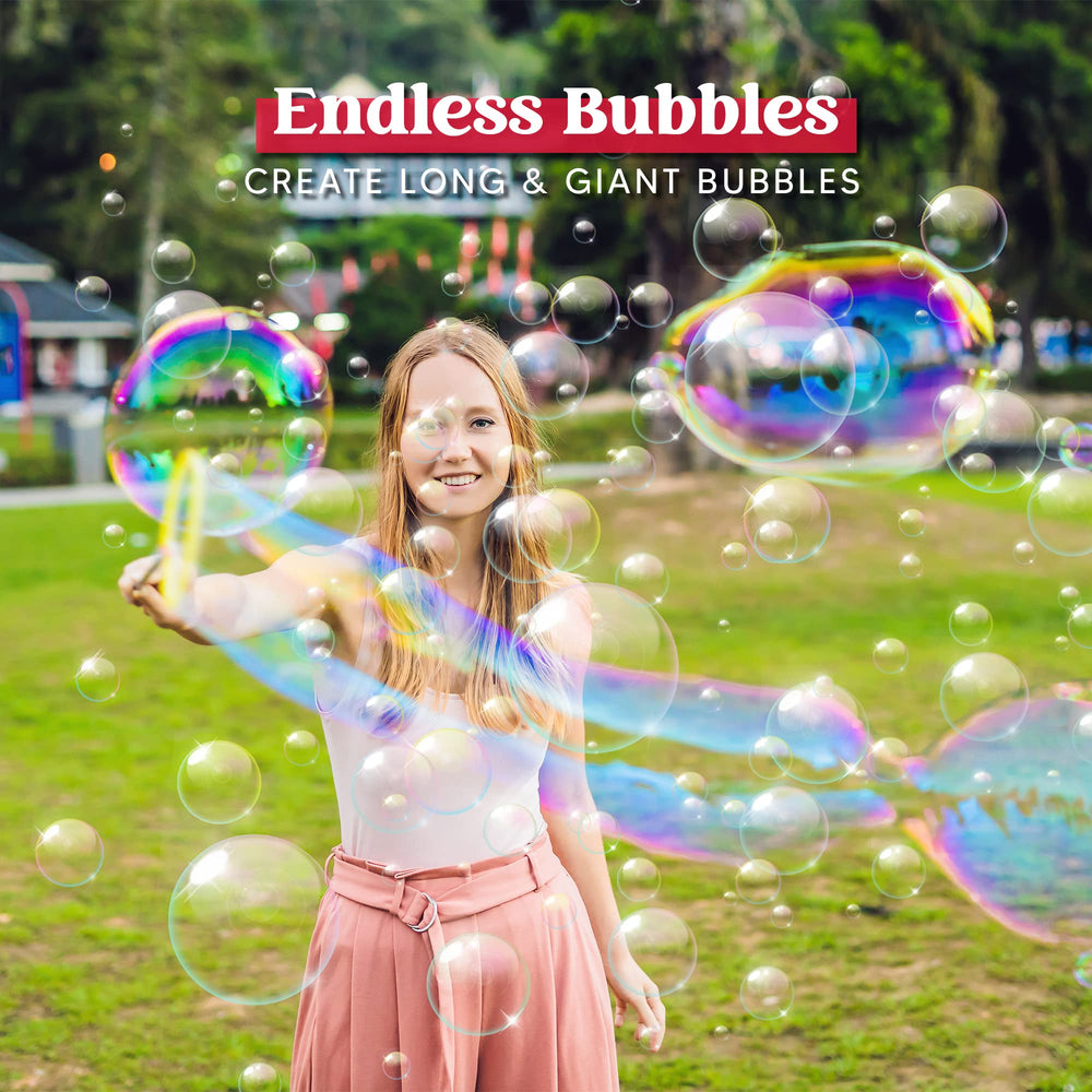 JOYIN outdoor bubble play on park, lawn, or beach for family moments.